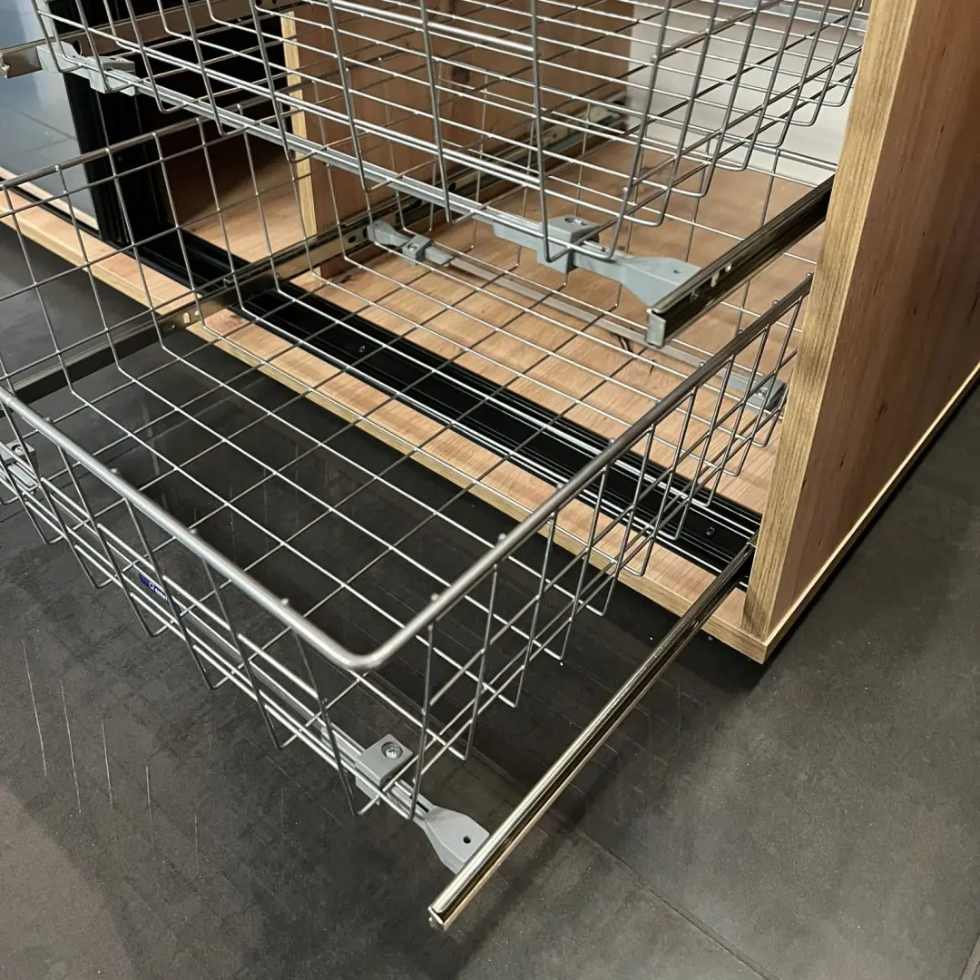 Additional Metal Basket For Cannes Wardrobe [Set Of Two]
