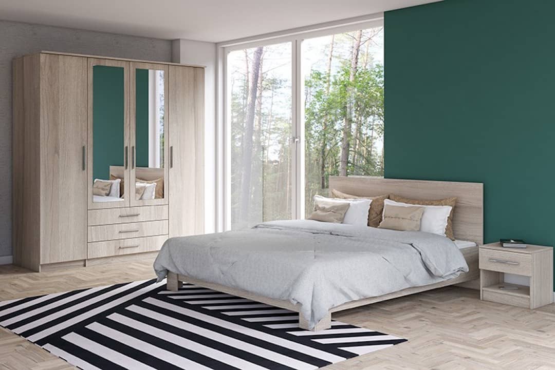 Alex Hinged Door Wardrobe 200cm - Image 4