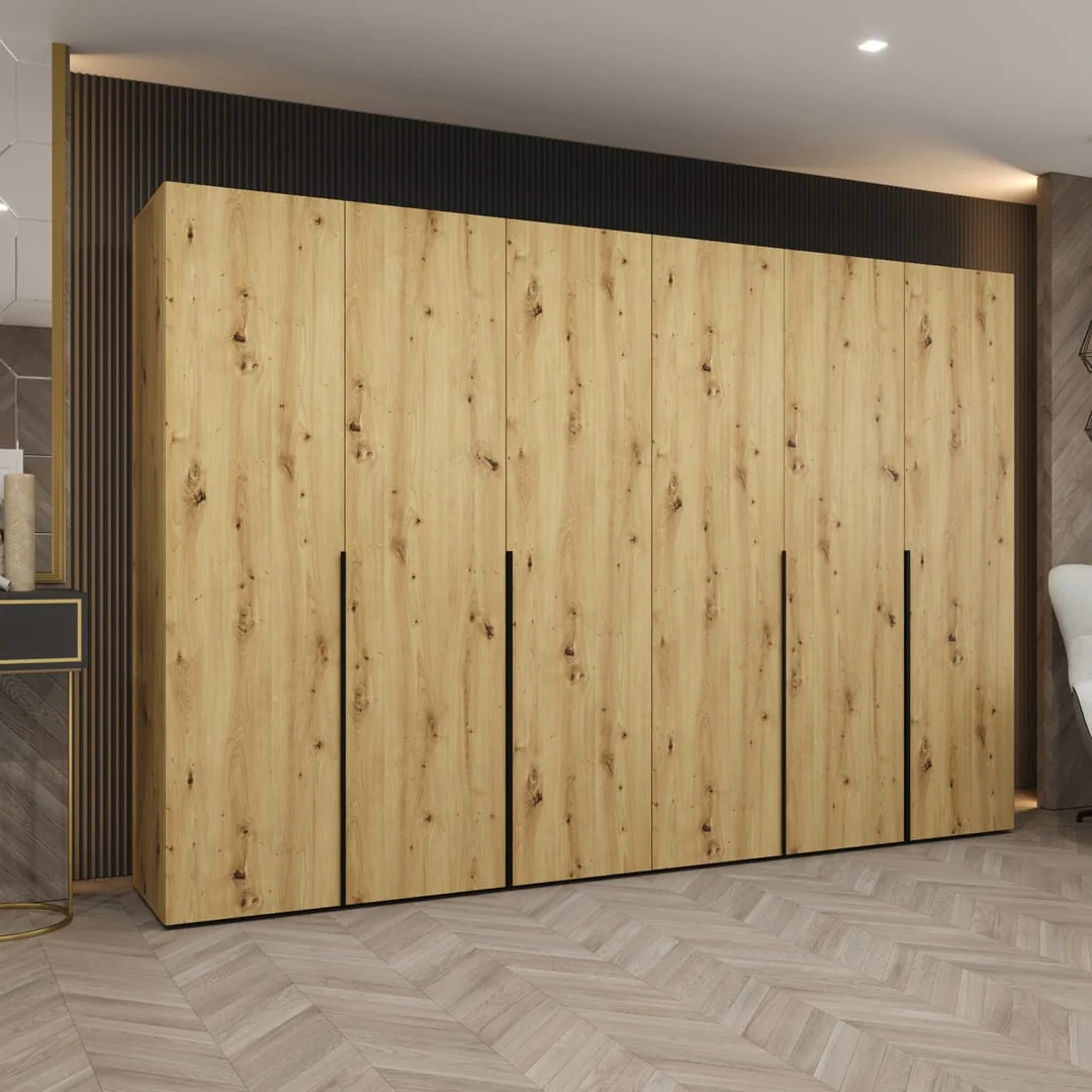 Alicante I Hinged Door Wardrobe 300cm - Image 7