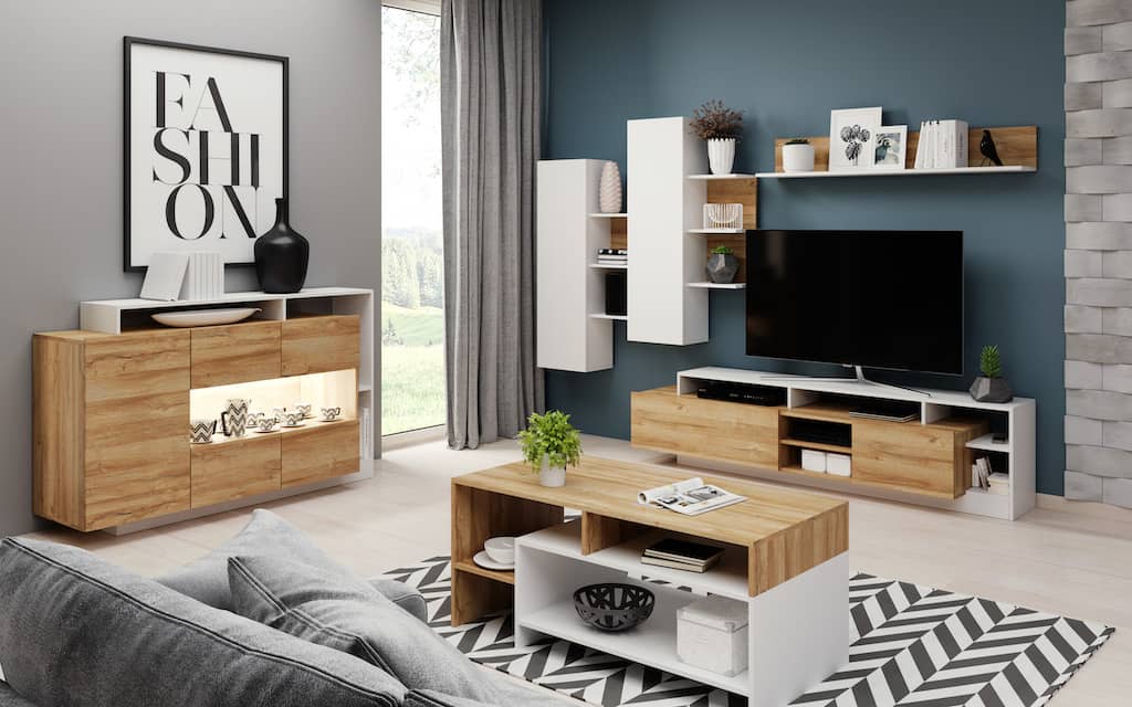 Alva Display Sideboard Cabinet 155cm - Image 2