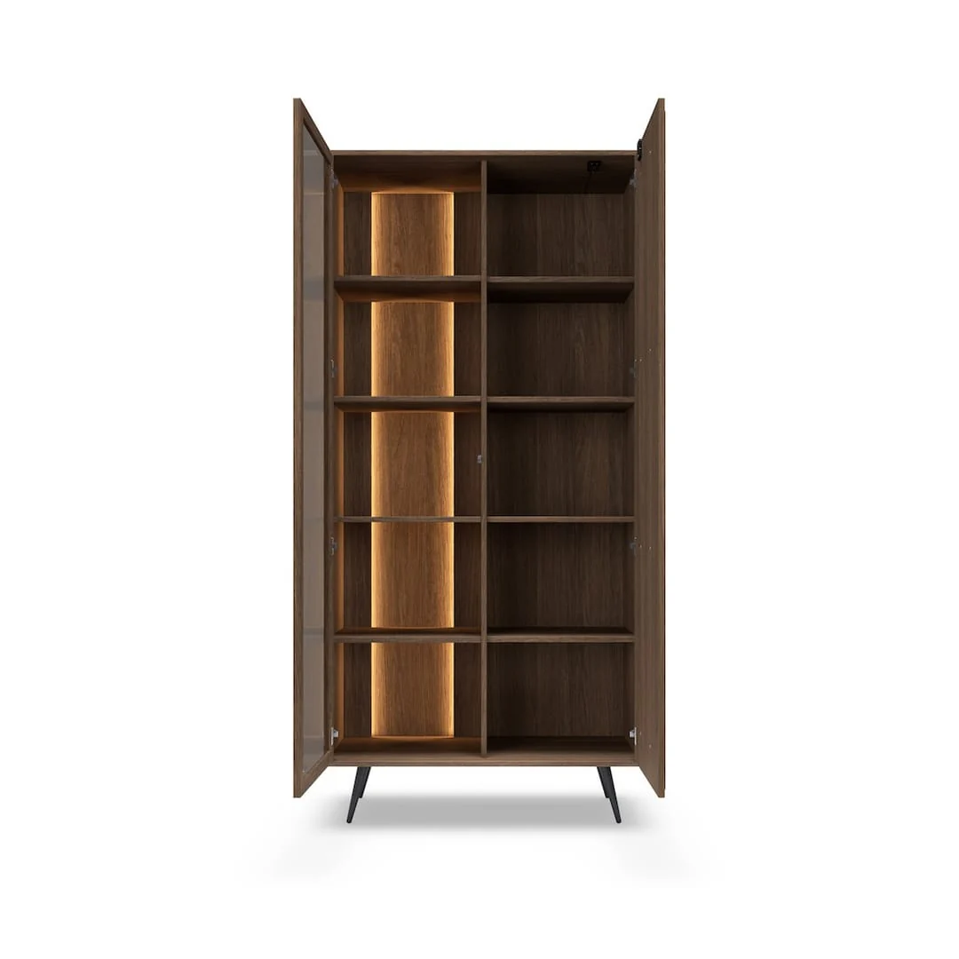 Amaro Tall Display Cabinet 94cm - Image 5