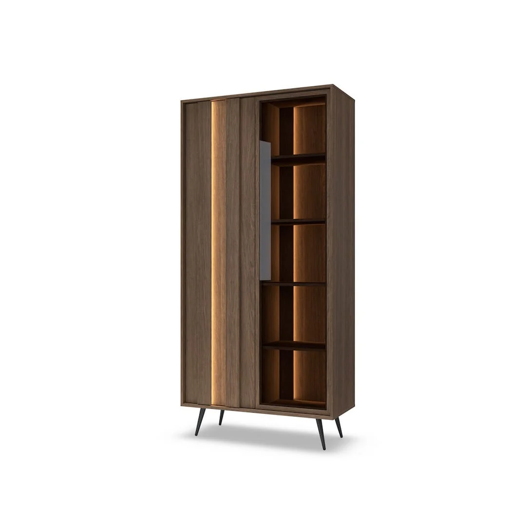 Amaro Tall Display Cabinet 94cm - Image 6