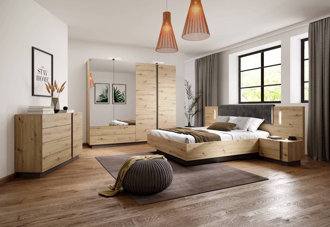 Arco Hinged Door Wardrobe 220cm - Image 4