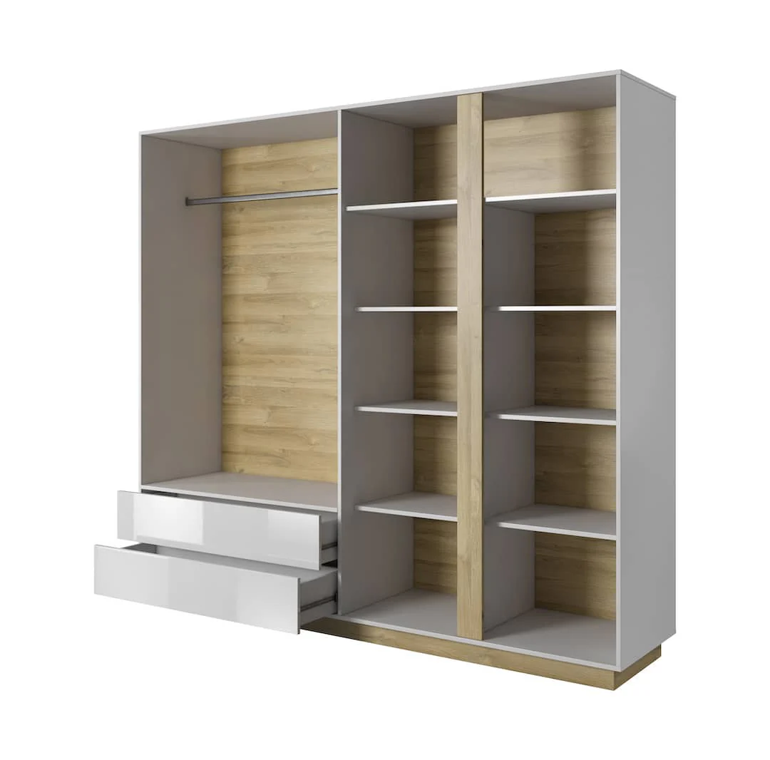 Arco Hinged Door Wardrobe 220cm - Image 6