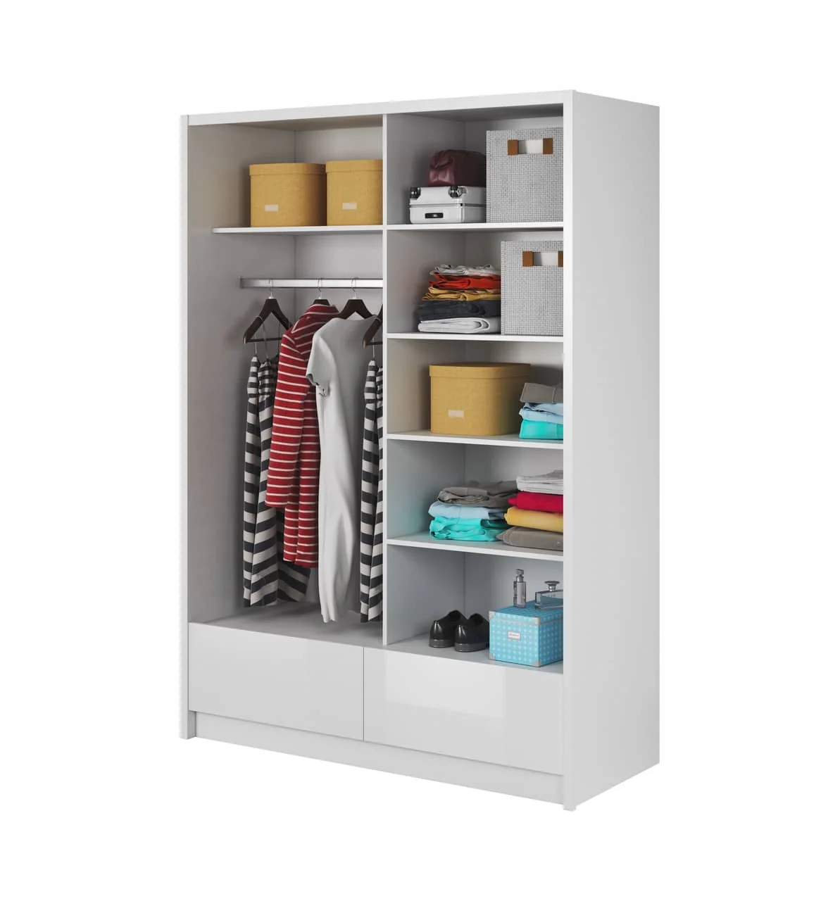 Aria I Sliding Door Wardrobe 154cm - Image 3