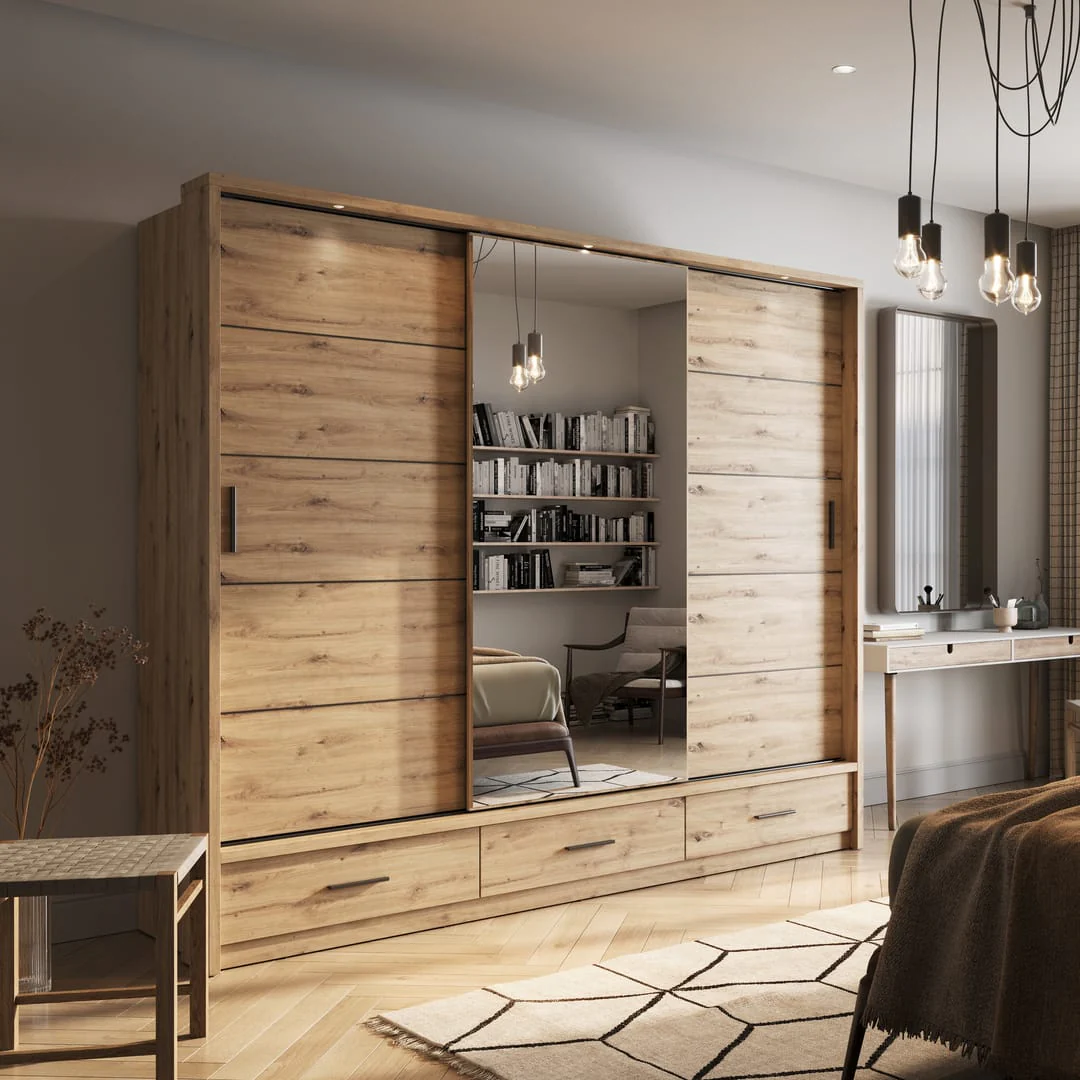 Arti 1 - 3 Sliding Door Wardrobe 250cm - Image 16