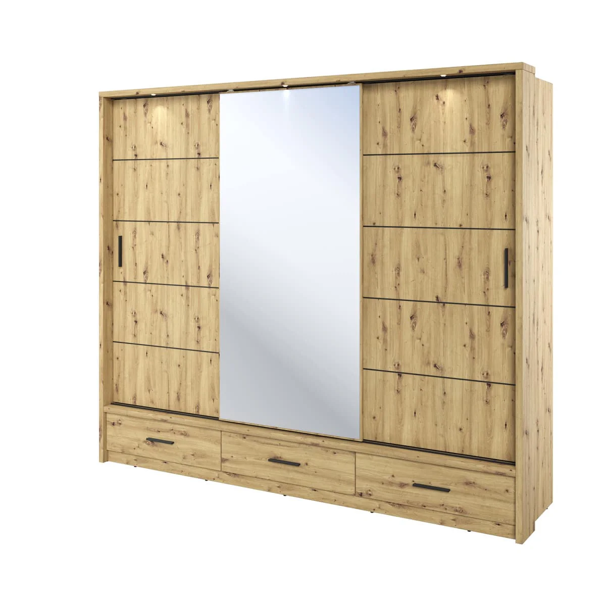 Arti 1 - 3 Sliding Door Wardrobe 250cm - Image 17