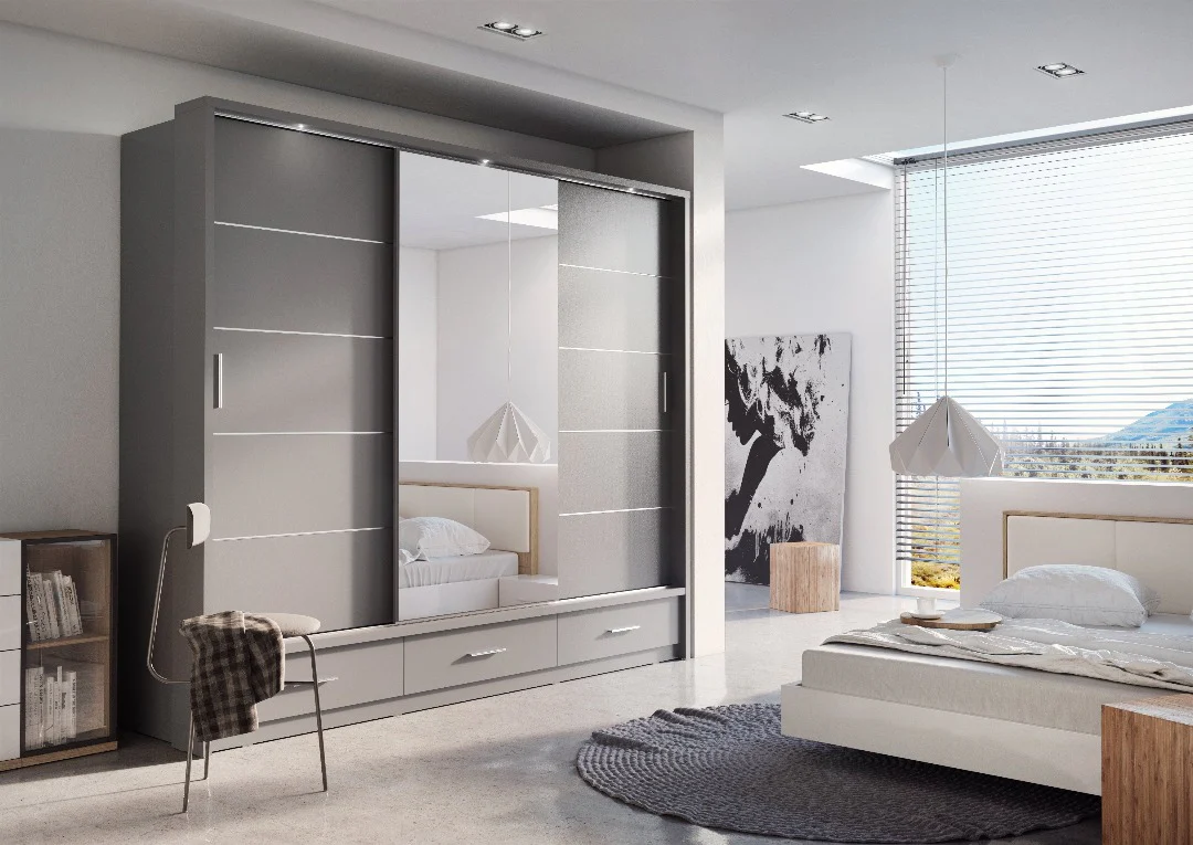 Arti 1 - 3 Sliding Door Wardrobe 250cm - Image 4