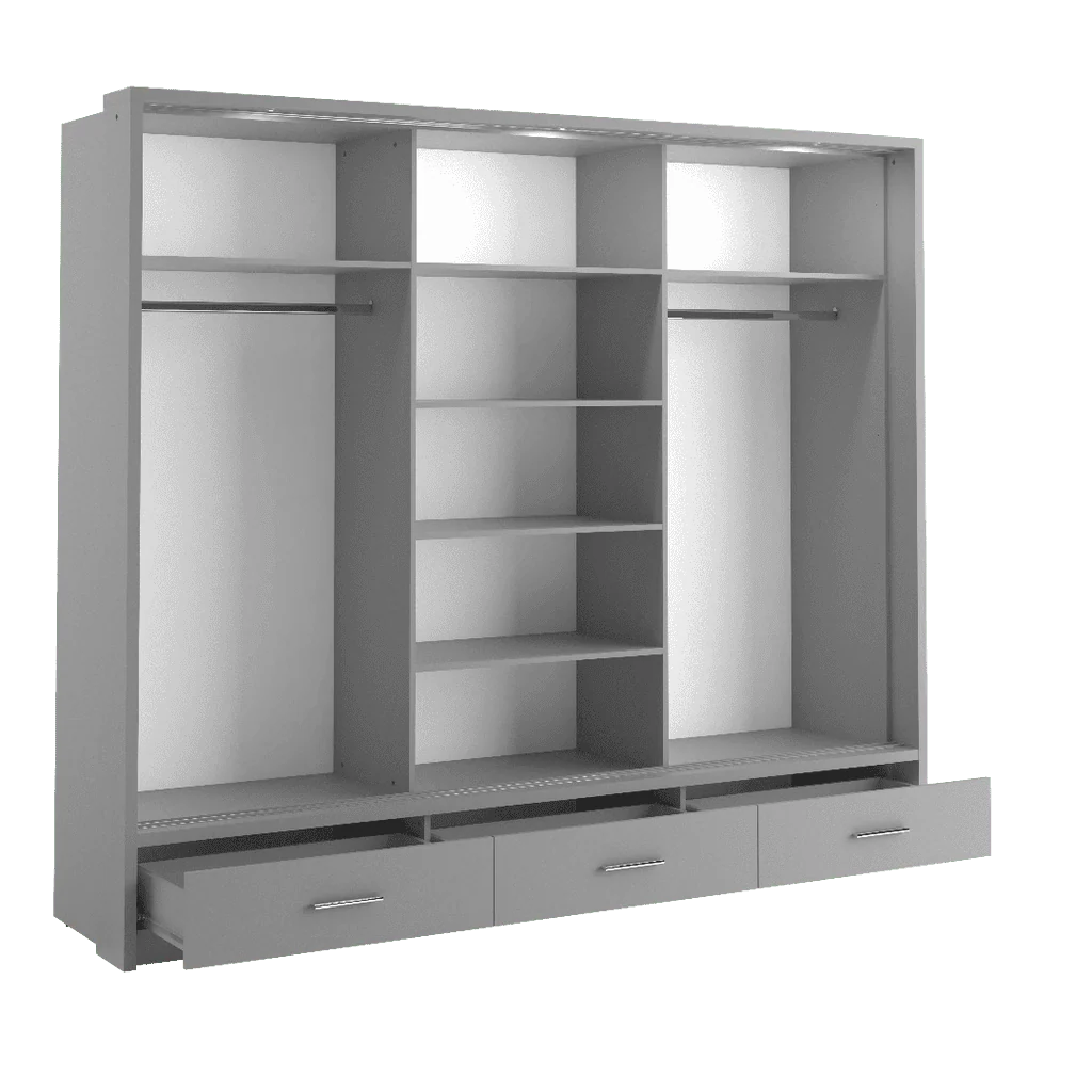 Arti 1 - 3 Sliding Door Wardrobe 250cm - Image 5