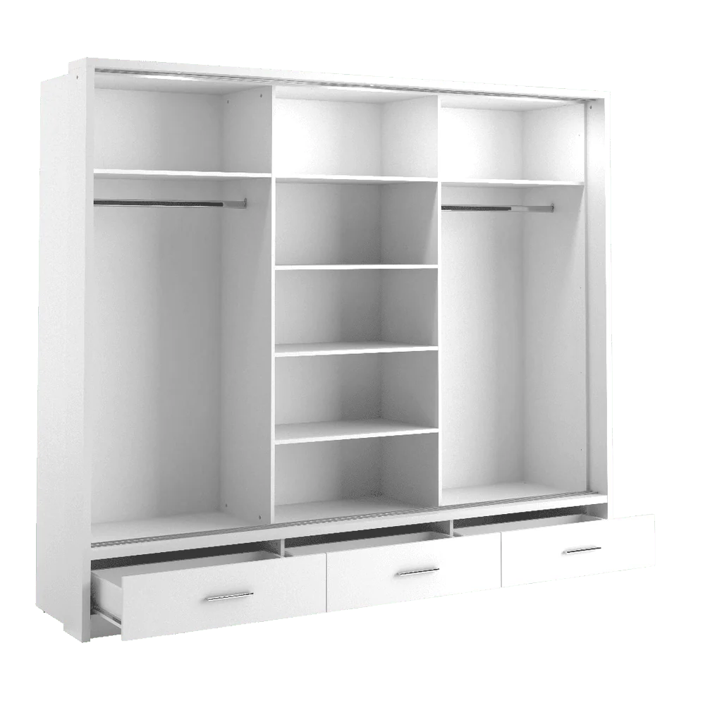 Arti 1 - 3 Sliding Door Wardrobe 250cm - Image 8