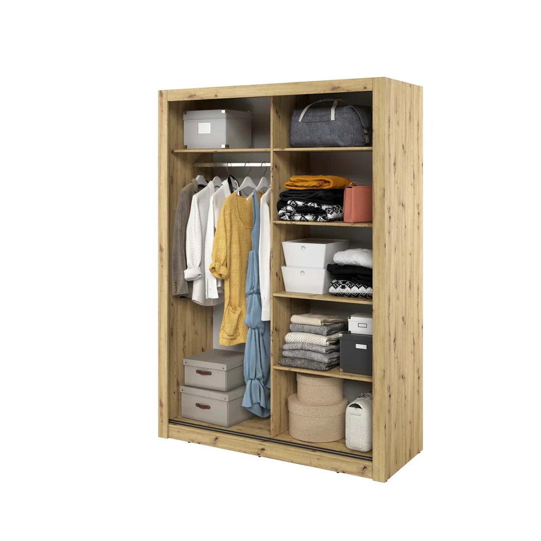 Arti 18 - 2 Sliding Door Wardrobe 150cm - Image 9