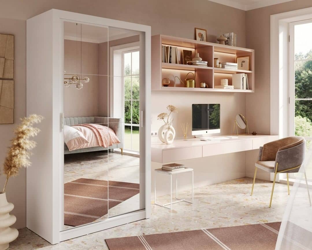 Arti 19 - 2 Sliding Door Wardrobe 120cm - Image 11