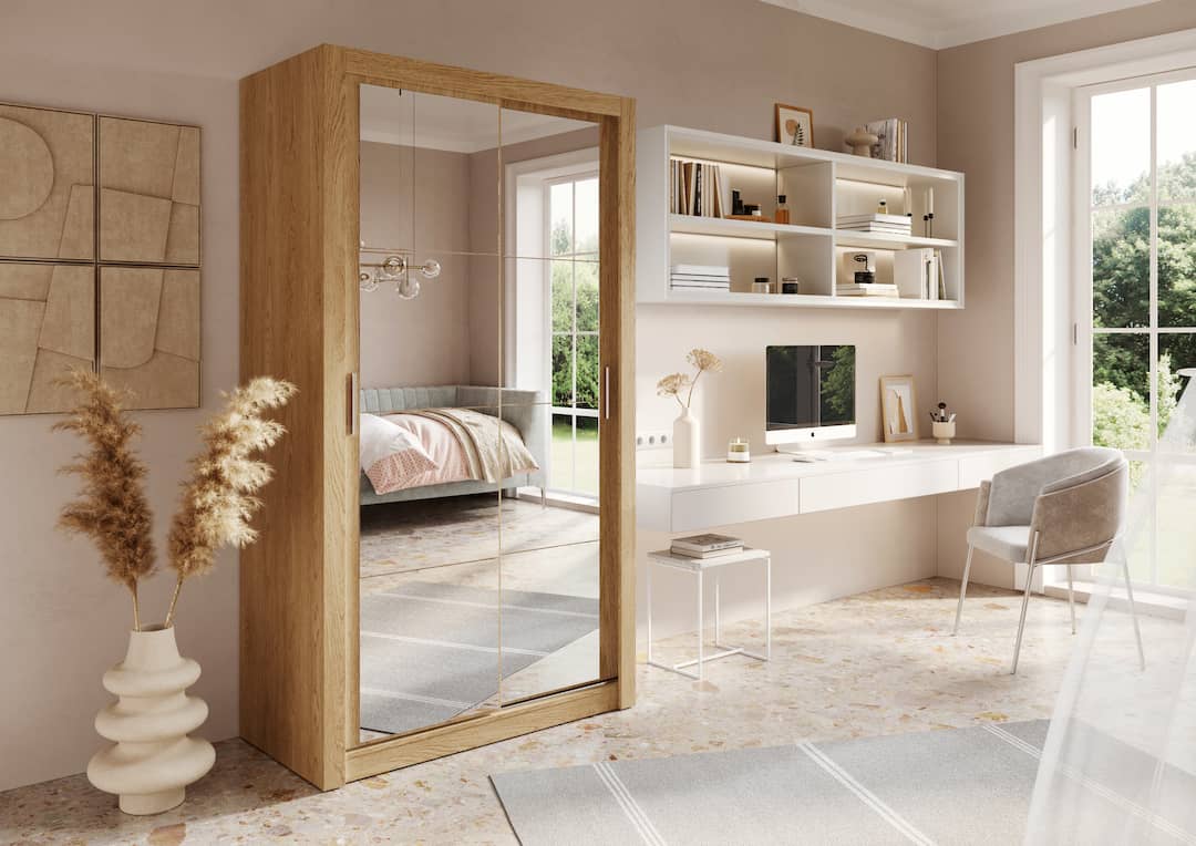 Arti 19 - 2 Sliding Door Wardrobe 120cm - Image 16