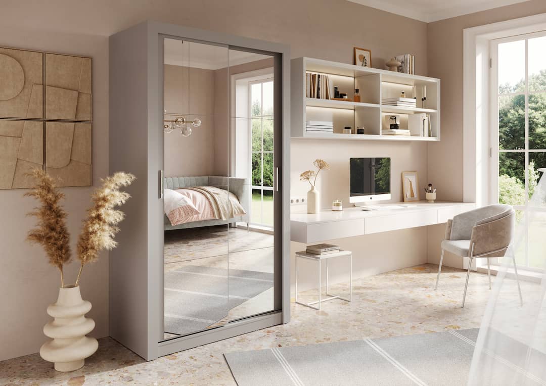 Arti 19 - 2 Sliding Door Wardrobe 120cm - Image 6