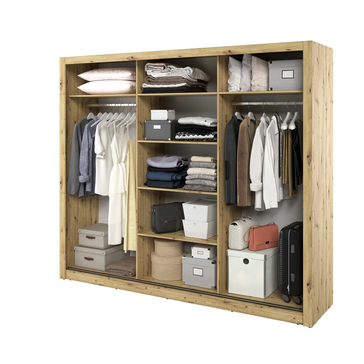 Arti 2 - 3 Sliding Door Wardrobe 250cm - Image 21