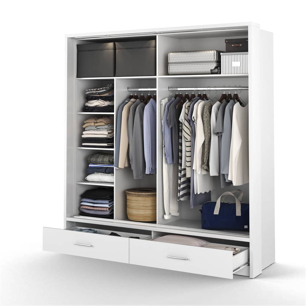 Arti 24 - 2 Sliding Door Wardrobe 200cm - Image 4