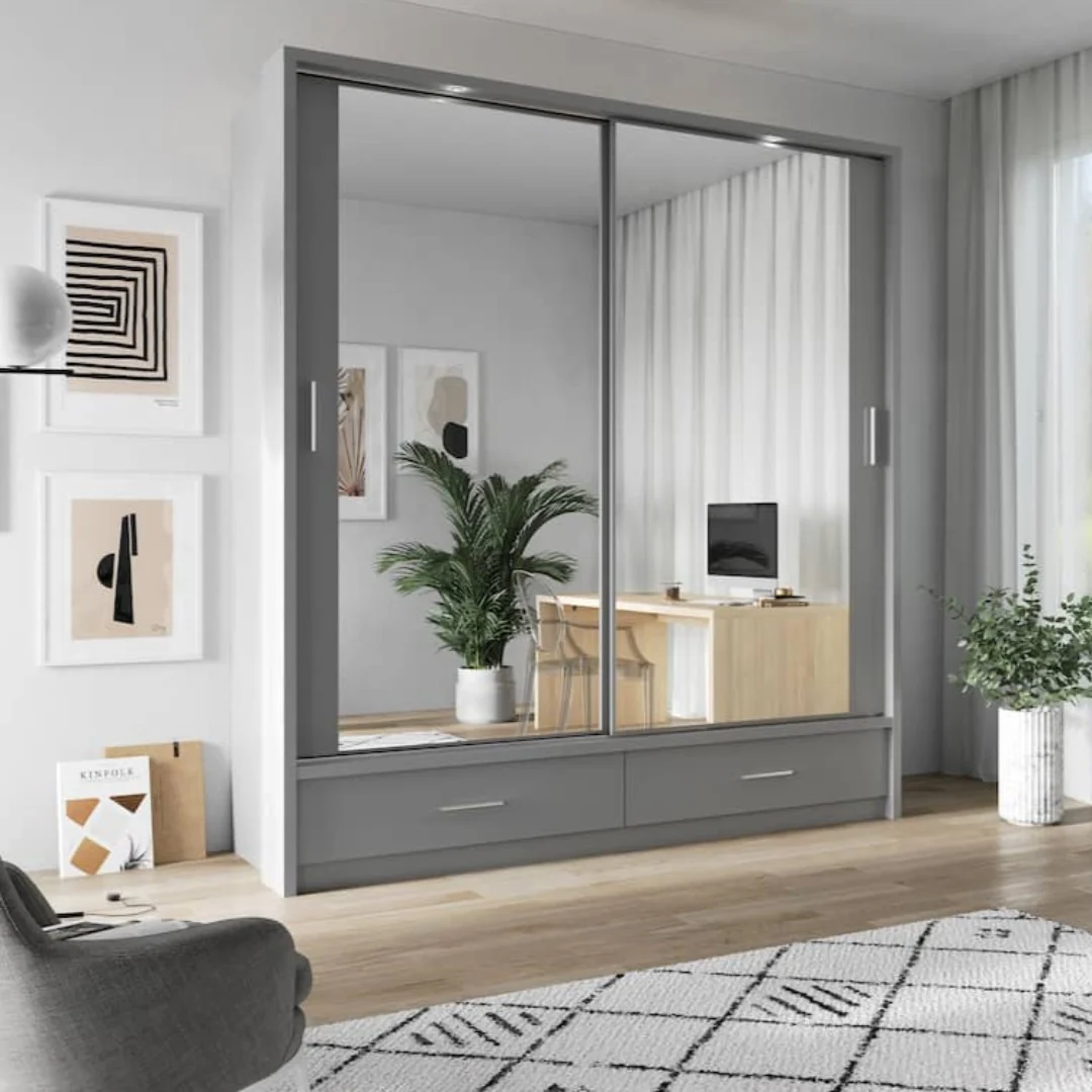 Arti 24 - 2 Sliding Door Wardrobe 200cm - Image 6