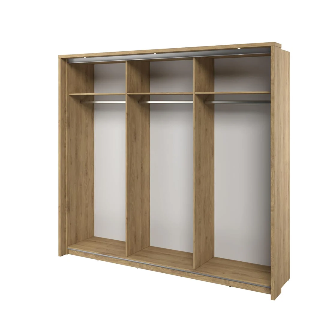 Arti 27 - 3 Sliding Door Wardrobe 240cm - Image 3