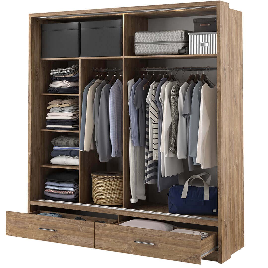 Arti 5 - 2 Sliding Door Wardrobe 200cm - Image 14