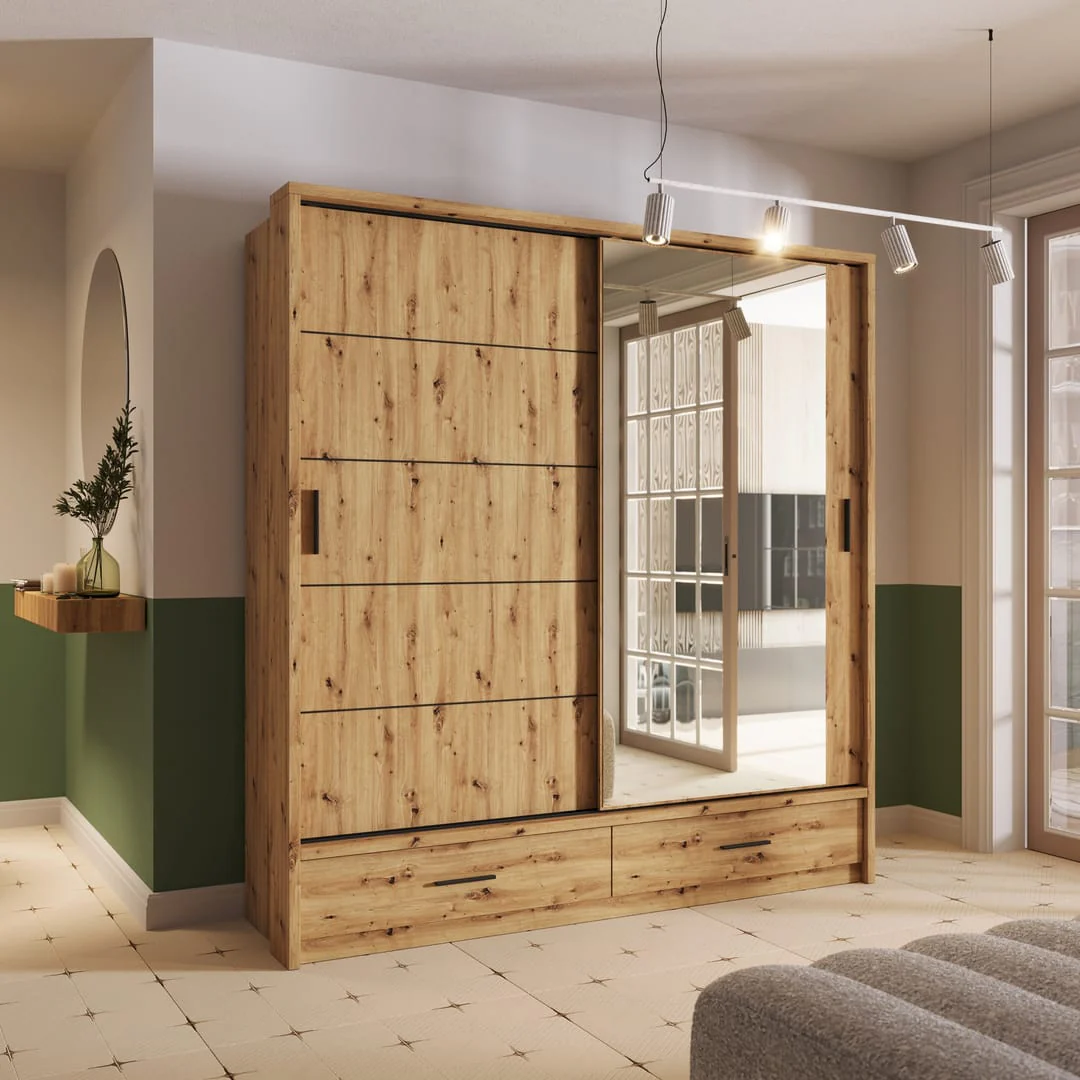 Arti 5 - 2 Sliding Door Wardrobe 200cm - Image 15