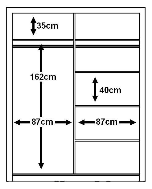 Arti 3 - 2 Sliding Door Wardrobe 181cm - Image 19