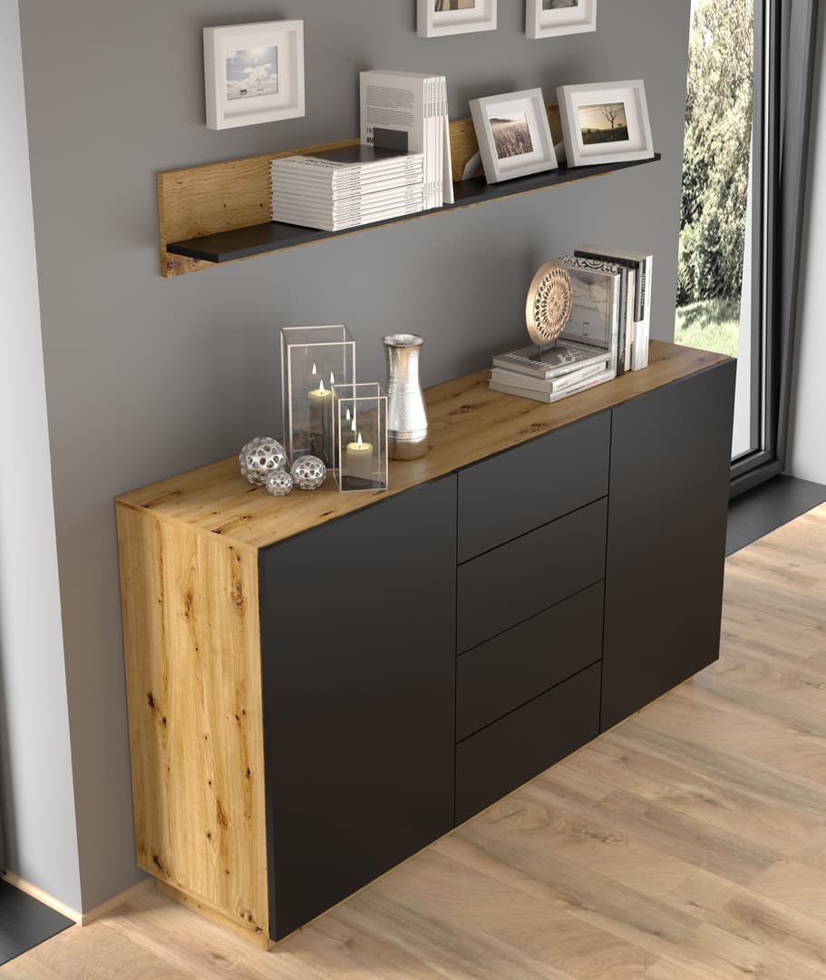 Aura Sideboard Cabinet 164cm - Image 3