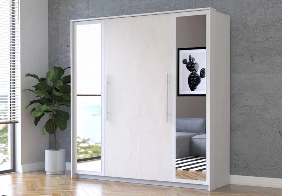Aurelia Hinged Door Wardrobe 206cm - Image 3