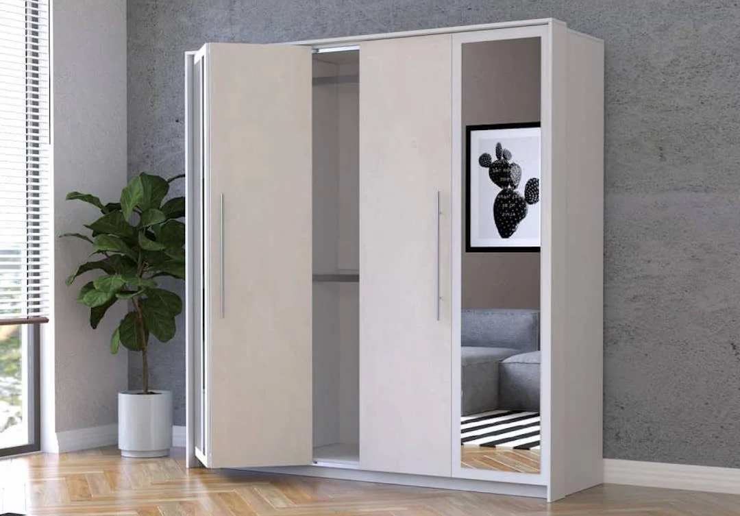 Aurelia Hinged Door Wardrobe 206cm - Image 4