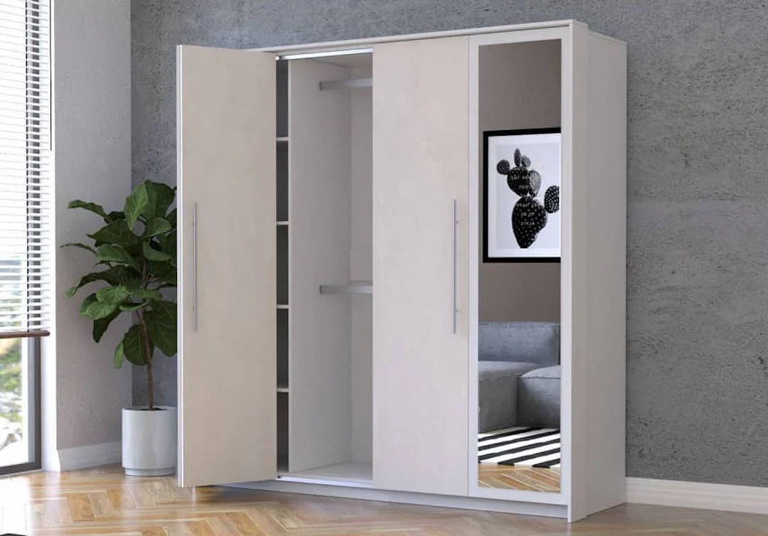 Aurelia Hinged Door Wardrobe 206cm - Image 5