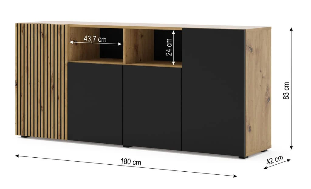 Auris Sideboard Cabinet 180cm - Image 3