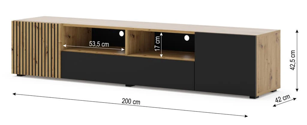 Auris TV Cabinet 200cm - Image 3