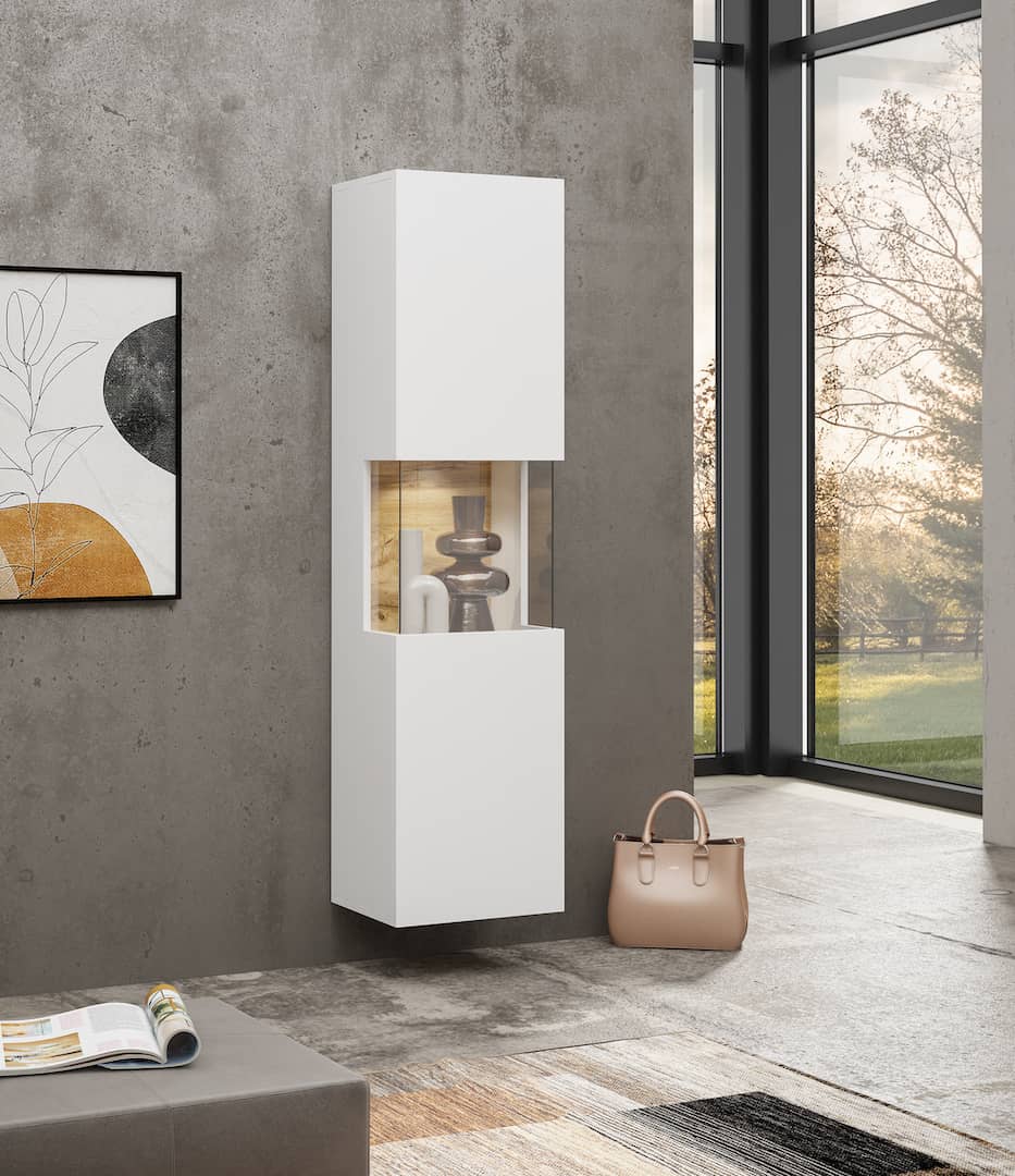 Ava 05 Tall Display Cabinet 36cm - Image 15