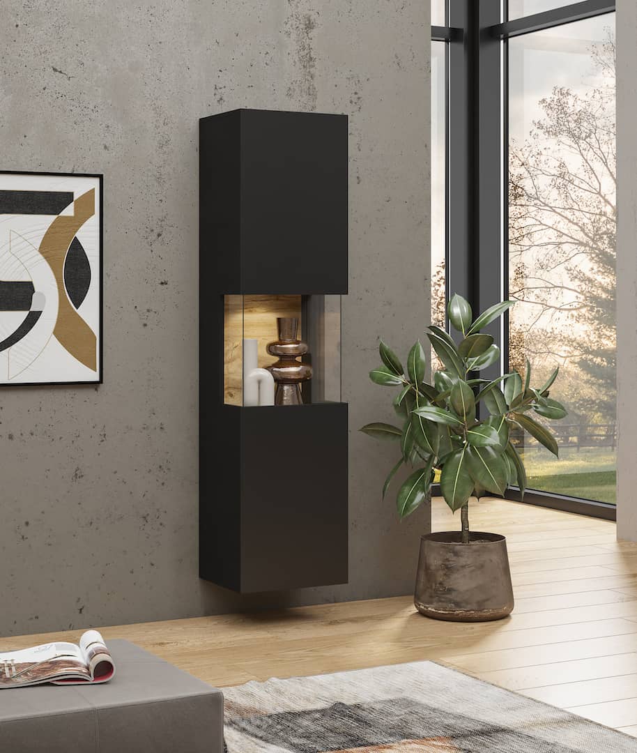 Ava 05 Tall Display Cabinet 36cm - Image 6