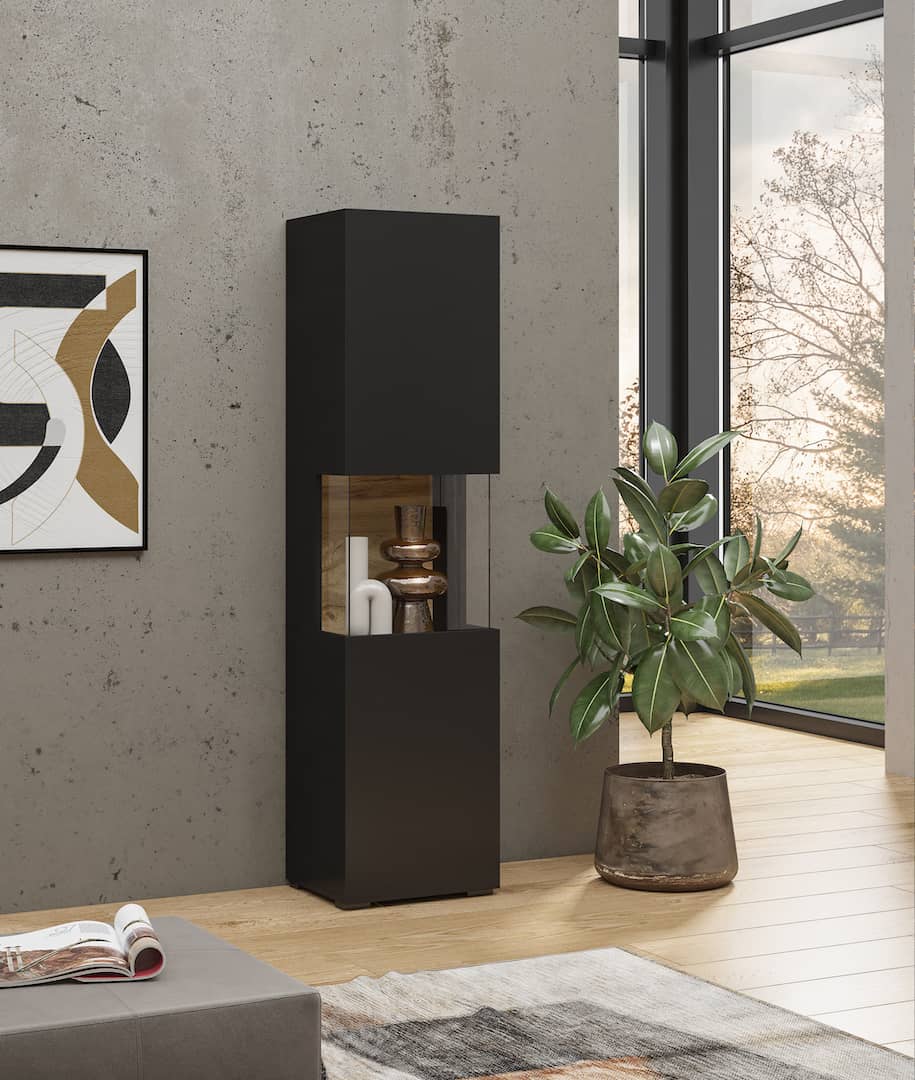 Ava 05 Tall Display Cabinet 36cm - Image 7
