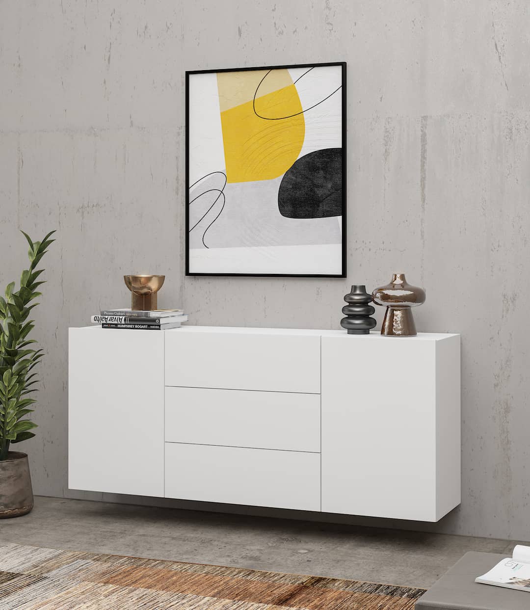 Ava 26 Sideboard Cabinet 140cm - Image 12