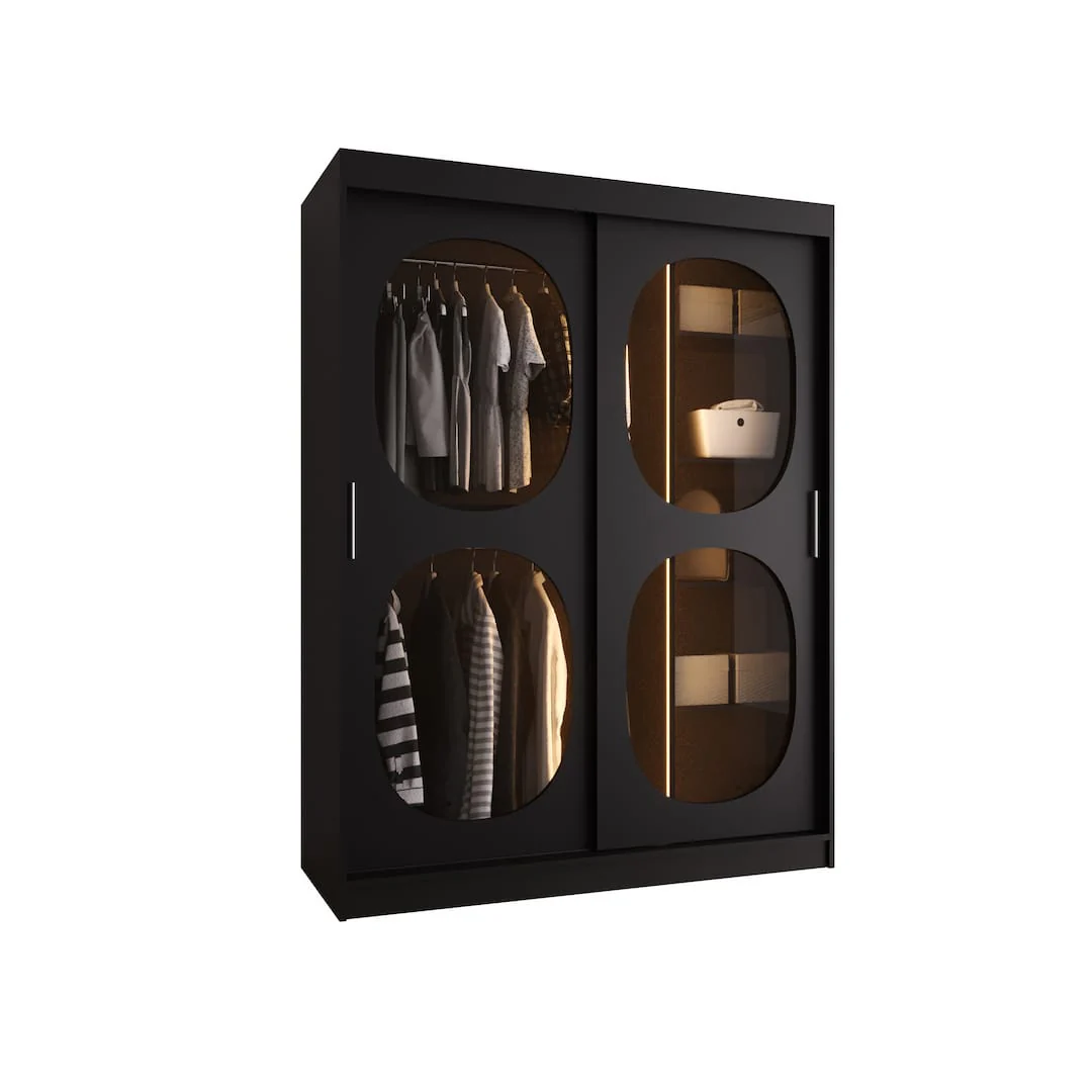 Bahrain II Sliding Door Wardrobe 150cm - Image 6