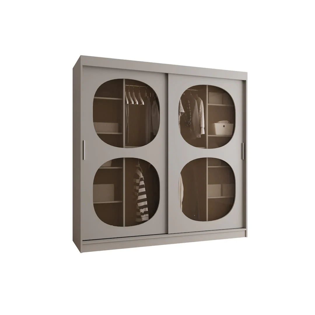 Bahrain II Sliding Door Wardrobe 200cm - Image 9