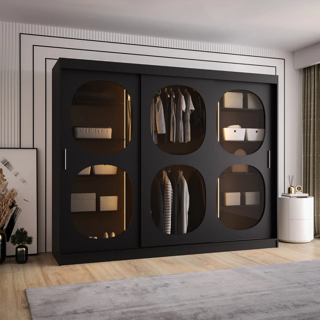 Bahrain II Sliding Door Wardrobe 250cm - Image 9