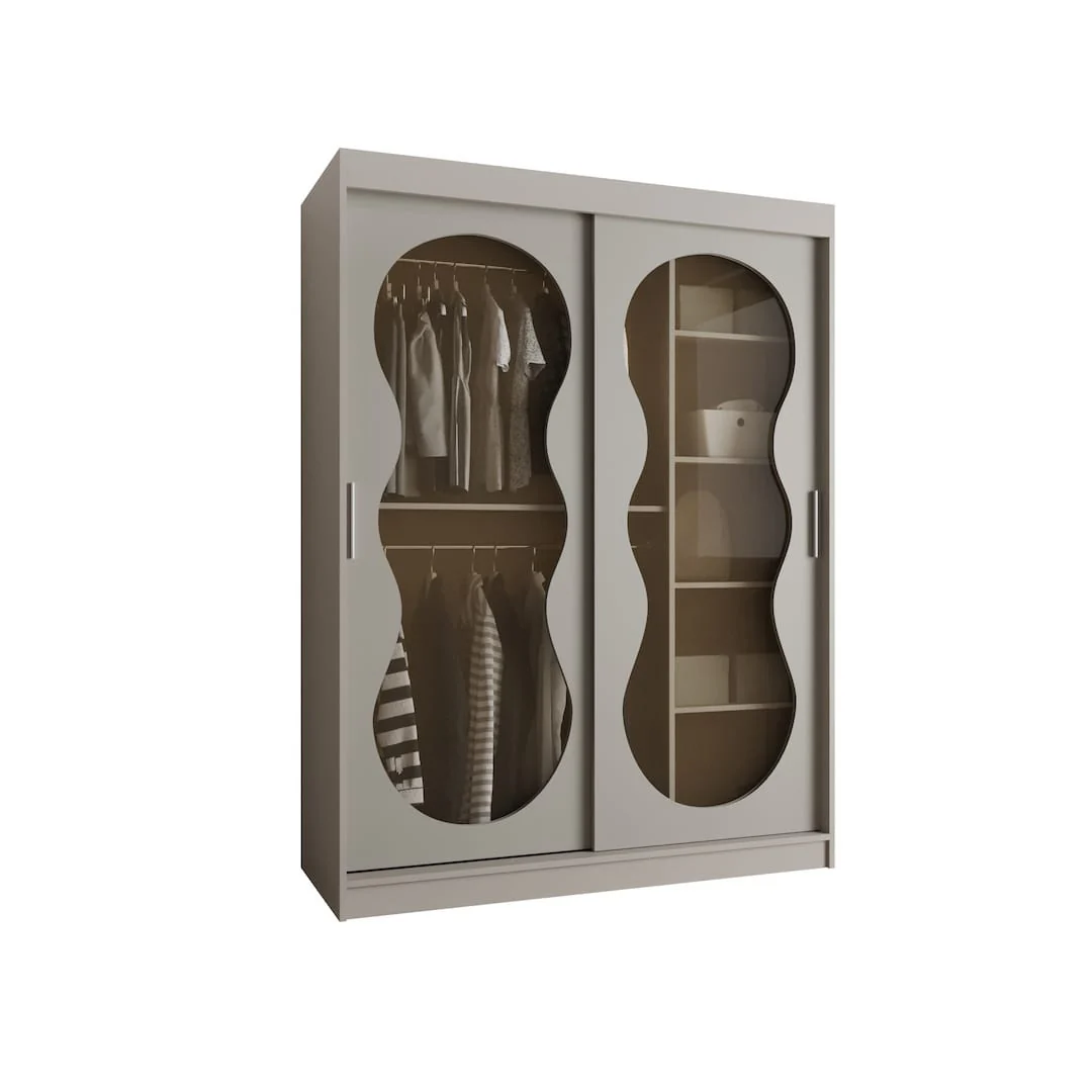 Bahrain III Sliding Door Wardrobe 150cm - Image 9