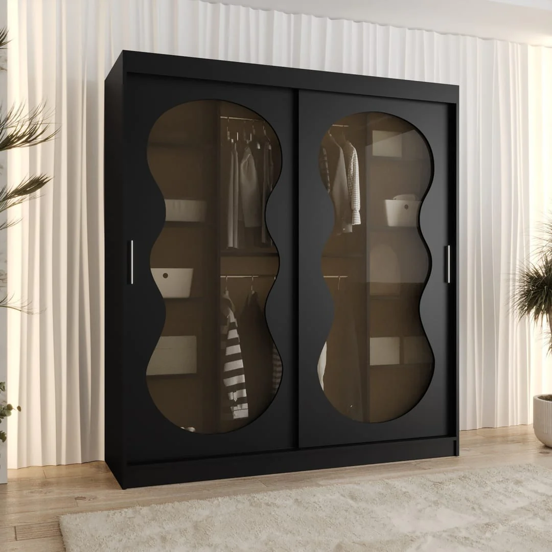 Bahrain III Sliding Door Wardrobe 180cm - Image 7