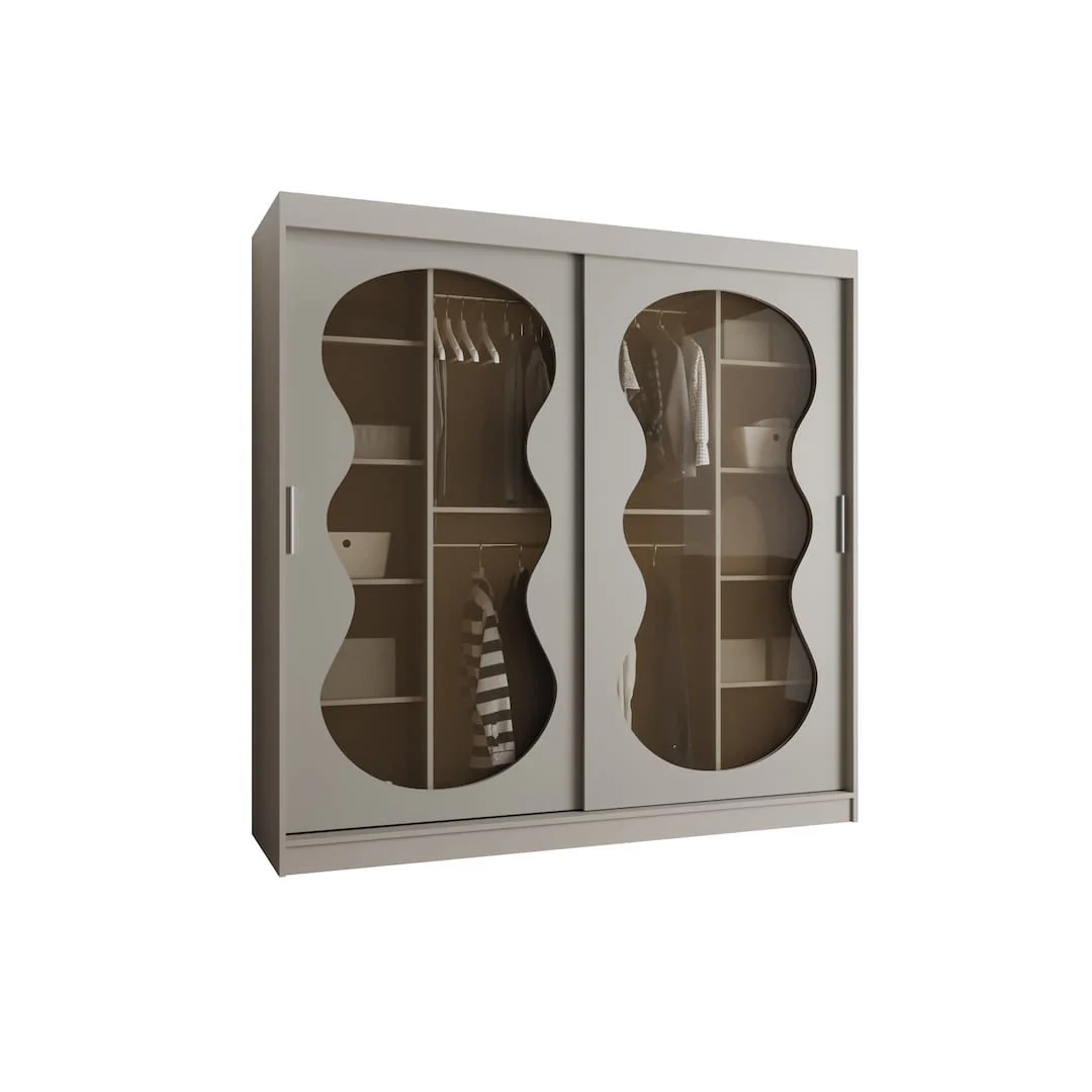 Bahrain III Sliding Door Wardrobe 200cm - Image 9