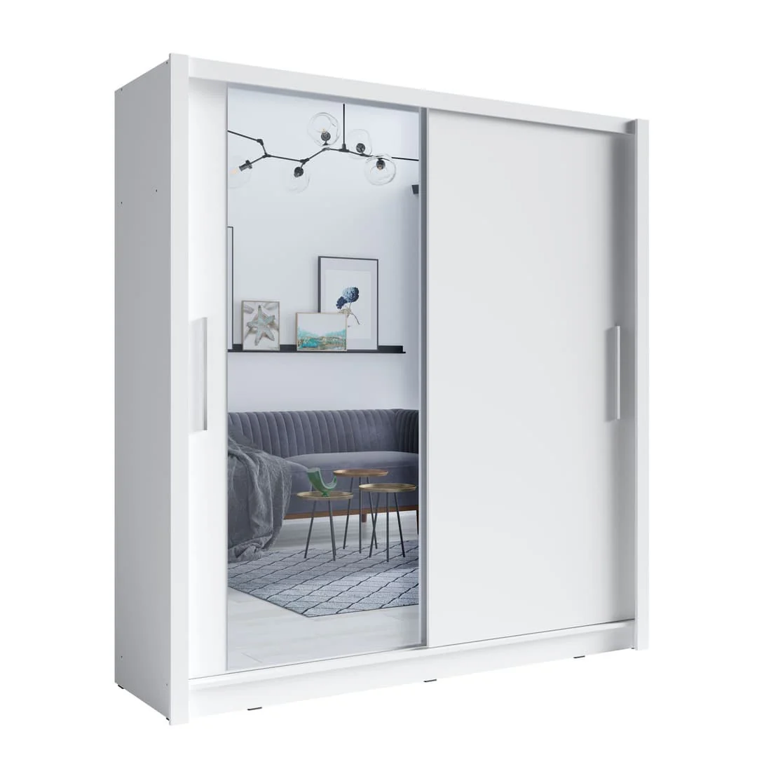 Baku 12 Sliding Door Wardrobe 205cm - Image 2