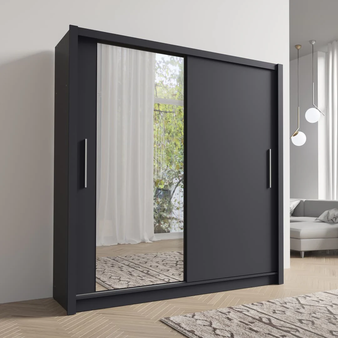 Baku 12 Sliding Door Wardrobe 205cm - Image 4