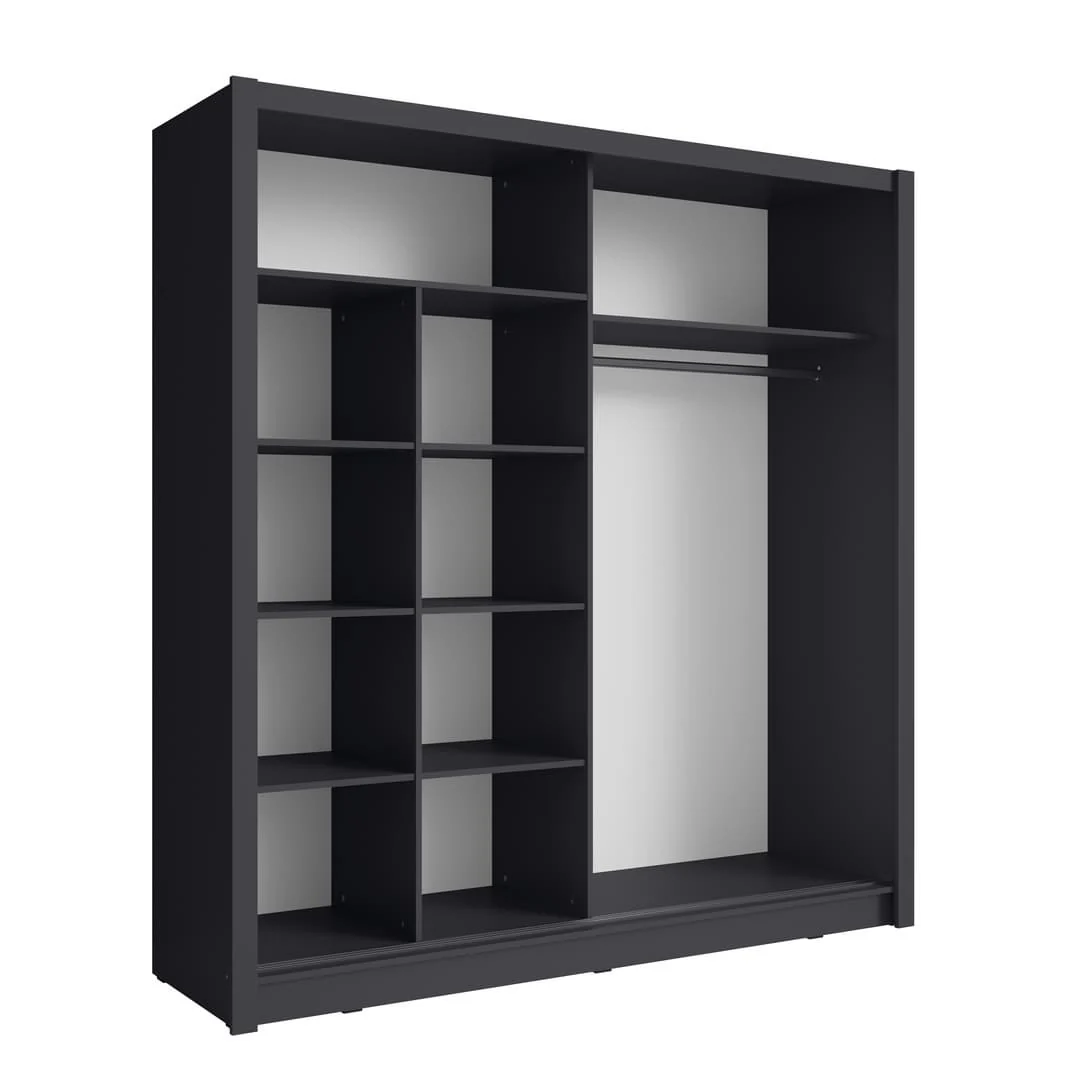Baku 12 Sliding Door Wardrobe 205cm - Image 6