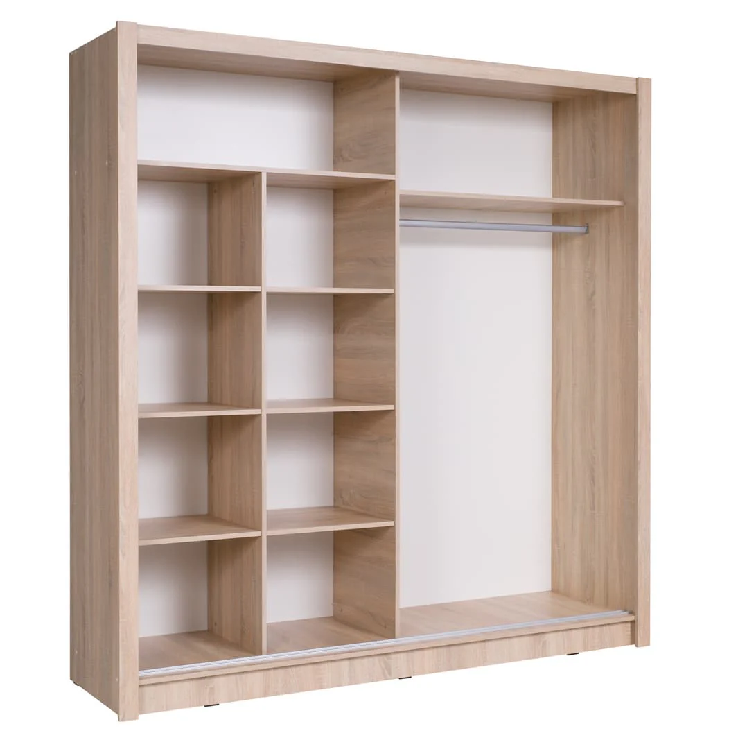Baku 12 Sliding Door Wardrobe 205cm - Image 8