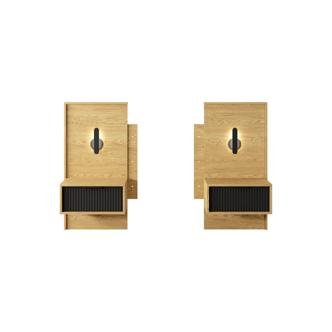 Baltic Bedside Tables 50cm [Set Of Two] - Image 3