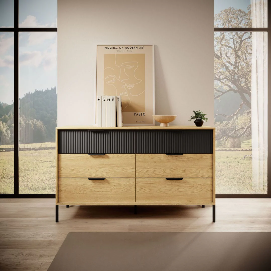 Baltic Chest Of Drawers 137cm - Image 5