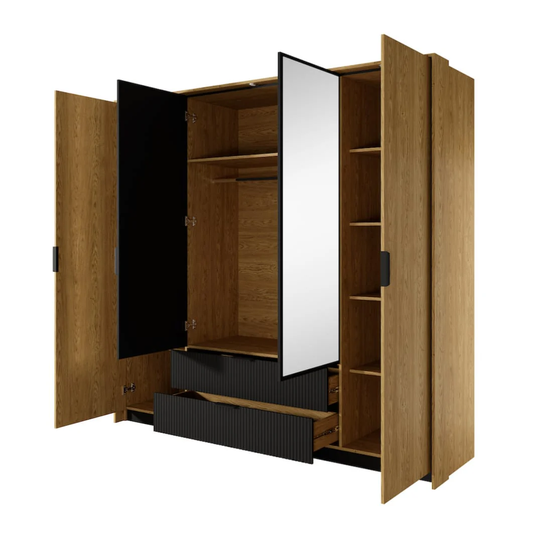 Baltic Hinged Door Wardrobe 223cm - Image 3