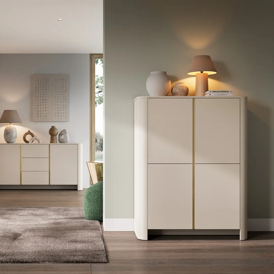 Bari Highboard Cabinet 103cm - Image 11