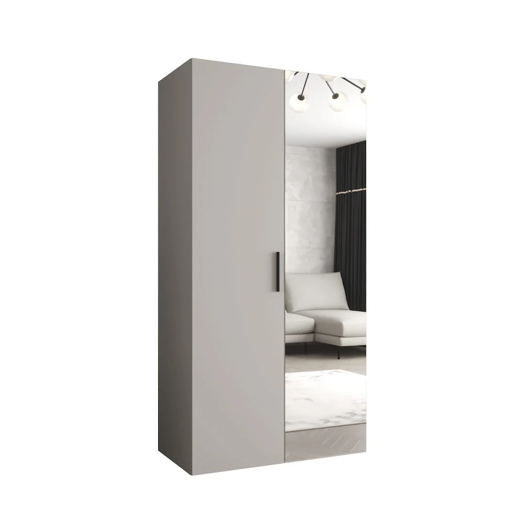 Bari II Hinged Door Wardrobe 100cm - Image 4
